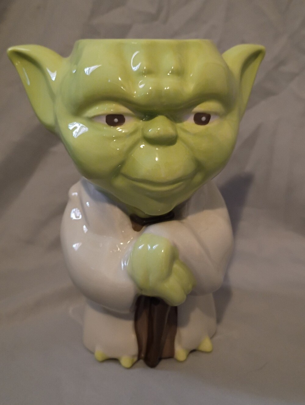 Yoda Disney Star Wars Galerie Goblet Ceramic Mug Cup Planter Lucasfilm Green.
